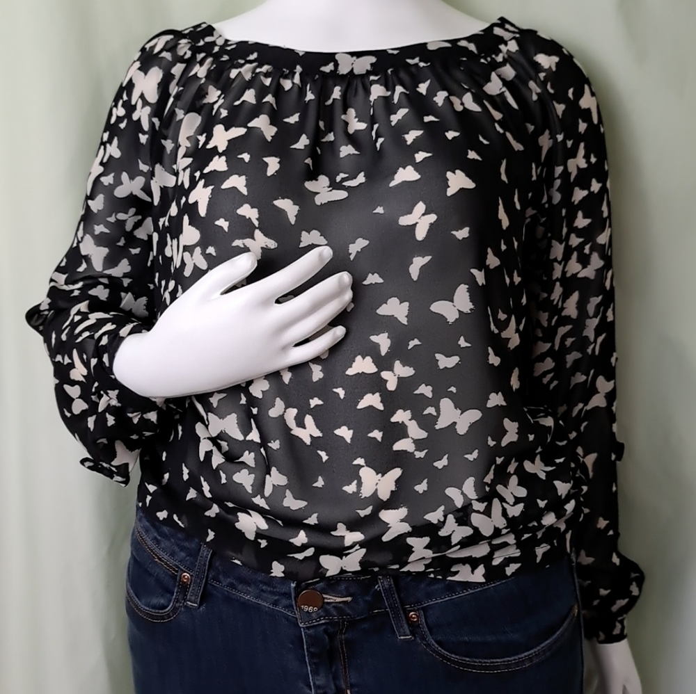 Lauren Conrad Butterfly Blouse